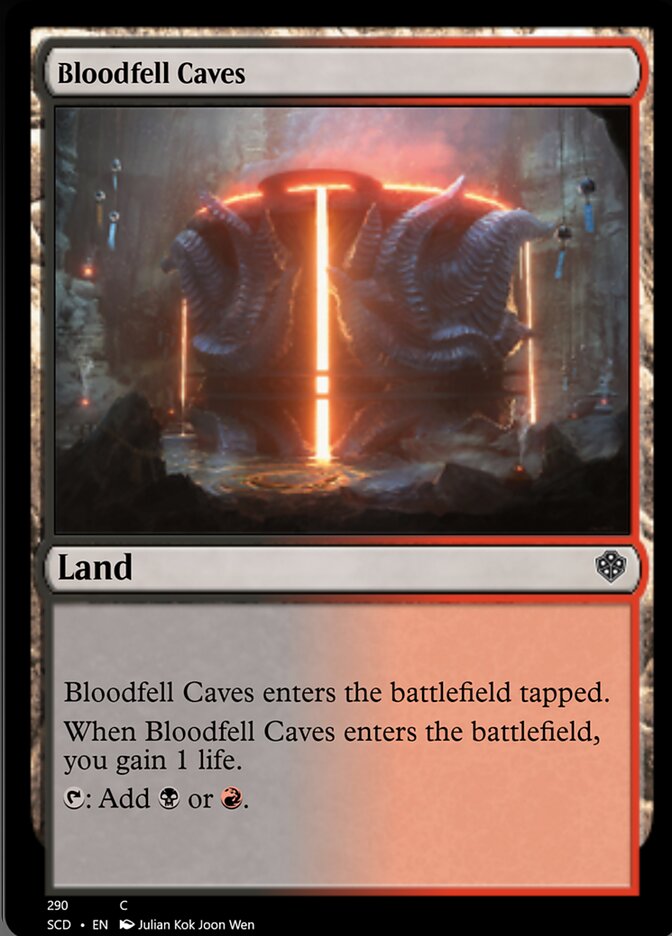 Bloodfell Caves [Starter Commander Decks] - Destination Retro