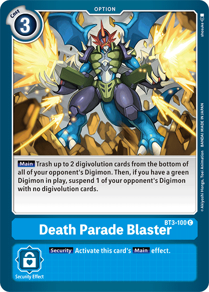 Death Parade Blaster [BT3-100] [Release Special Booster Ver.1.5] - Destination Retro