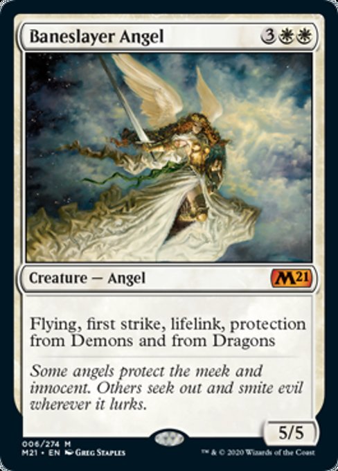 Baneslayer Angel [Core Set 2021] - Destination Retro