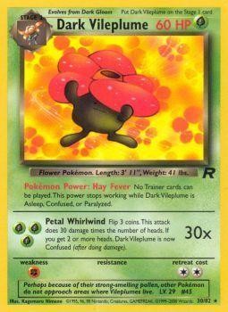 Dark Vileplume (30/82) [Team Rocket Unlimited] - Destination Retro