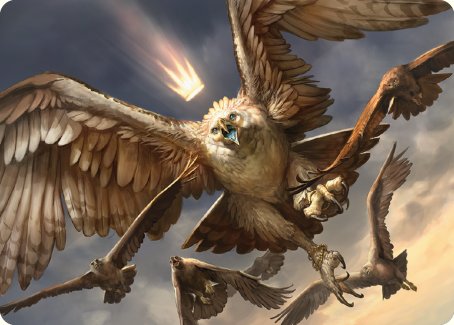 Gwaihir, Greatest of the Eagles Art Card [The Lord of the Rings: Tales of Middle-earth Art Series] - Destination Retro