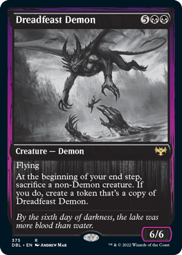 Dreadfeast Demon [Innistrad: Double Feature] - Destination Retro