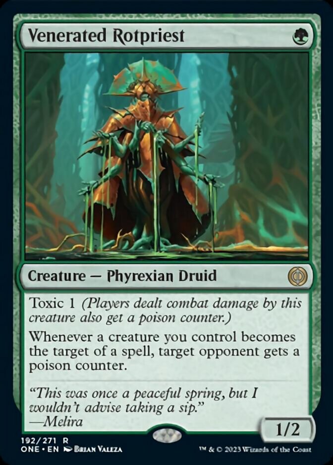 Venerated Rotpriest [Phyrexia: All Will Be One] - Destination Retro
