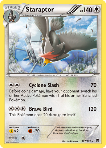 Staraptor (127/162) [XY: BREAKthrough] - Destination Retro