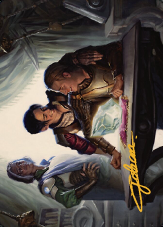 Tocasia's Welcome Art Card (Gold-Stamped Signature) [The Brothers' War Art Series] - Destination Retro