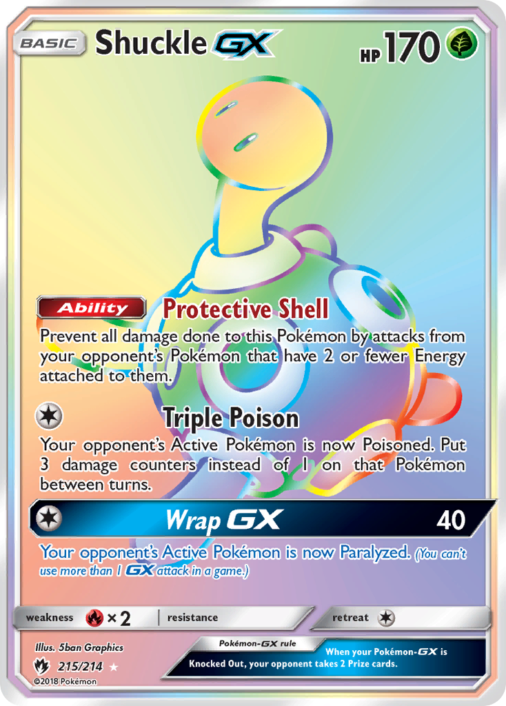 Shuckle GX (215/214) [Sun & Moon: Lost Thunder] - Destination Retro