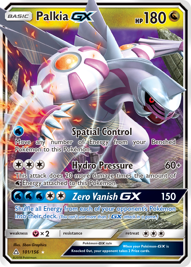 Palkia GX (101/156) [Sun & Moon: Ultra Prism] - Destination Retro