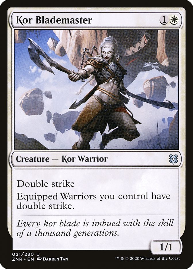 Kor Blademaster [Zendikar Rising] - Destination Retro