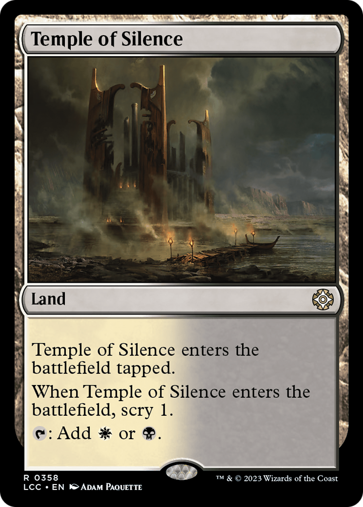 Temple of Silence [The Lost Caverns of Ixalan Commander] - Destination Retro