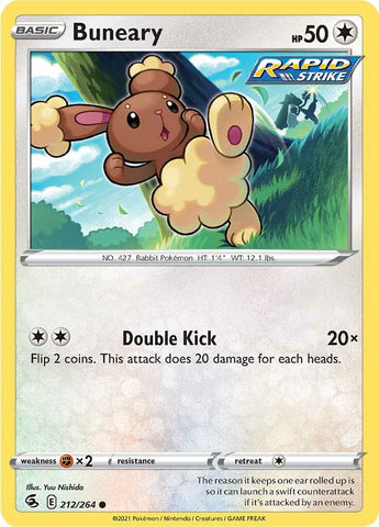 Buneary (212/264) [Sword & Shield: Fusion Strike] - Destination Retro