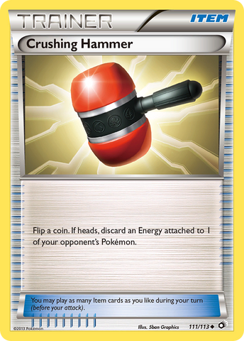 Crushing Hammer (111/113) [Black & White: Legendary Treasures] - Destination Retro
