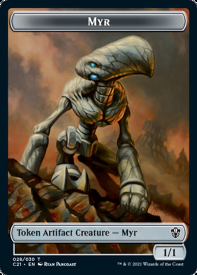 Myr // Treasure Token [Commander 2021 Tokens] - Destination Retro