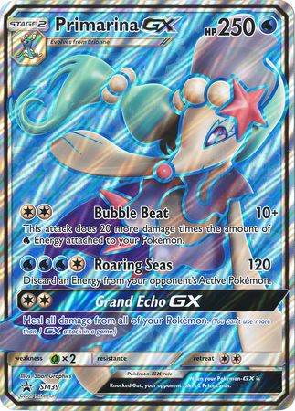 Primarina GX (SM39) (Jumbo Card) [Sun & Moon: Black Star Promos] - Destination Retro