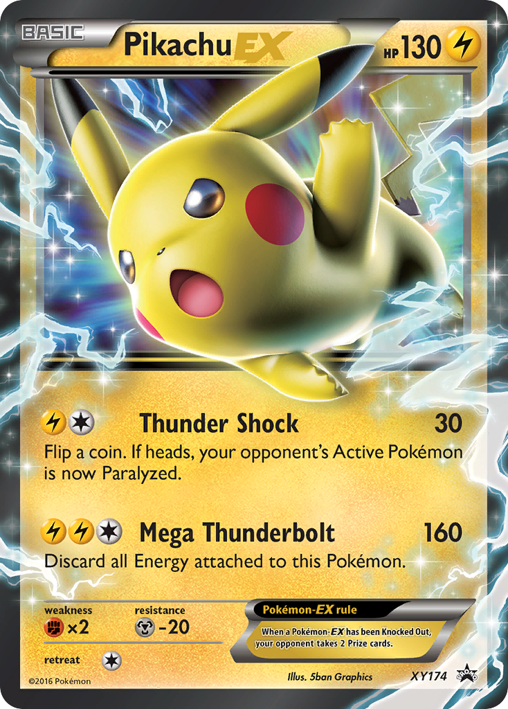 Pikachu EX (XY174) [XY: Black Star Promos] - Destination Retro