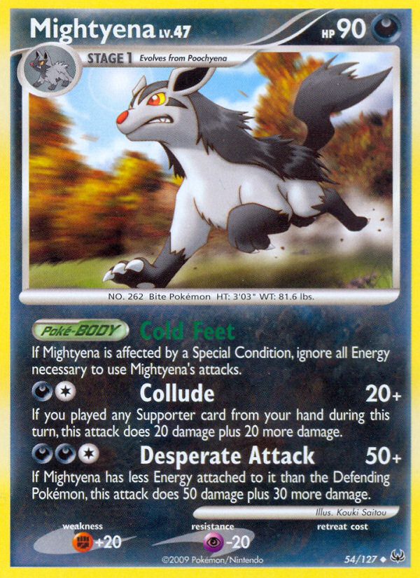 Mightyena (54/127) [Platinum: Base Set] - Destination Retro