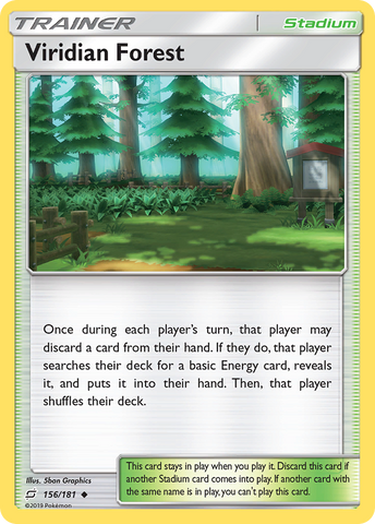 Viridian Forest (156/181) [Sun & Moon: Team Up] - Destination Retro