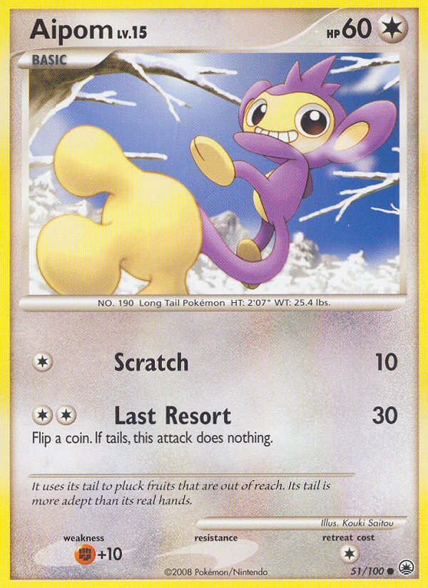 Aipom (51/100) [Diamond & Pearl: Majestic Dawn] - Destination Retro