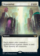 Depopulate (Extended Art) [Streets of New Capenna] - Destination Retro