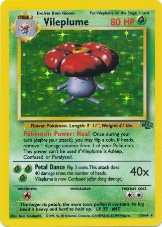 Vileplume (15/64) [Jungle Unlimited] - Destination Retro