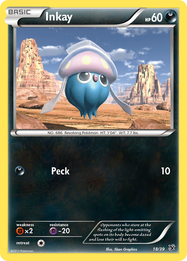 Inkay (18/39) [XY: Kalos Starter Set] - Destination Retro
