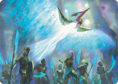 Otharri, Suns' Glory Art Card [Phyrexia: All Will Be One Art Series] - Destination Retro