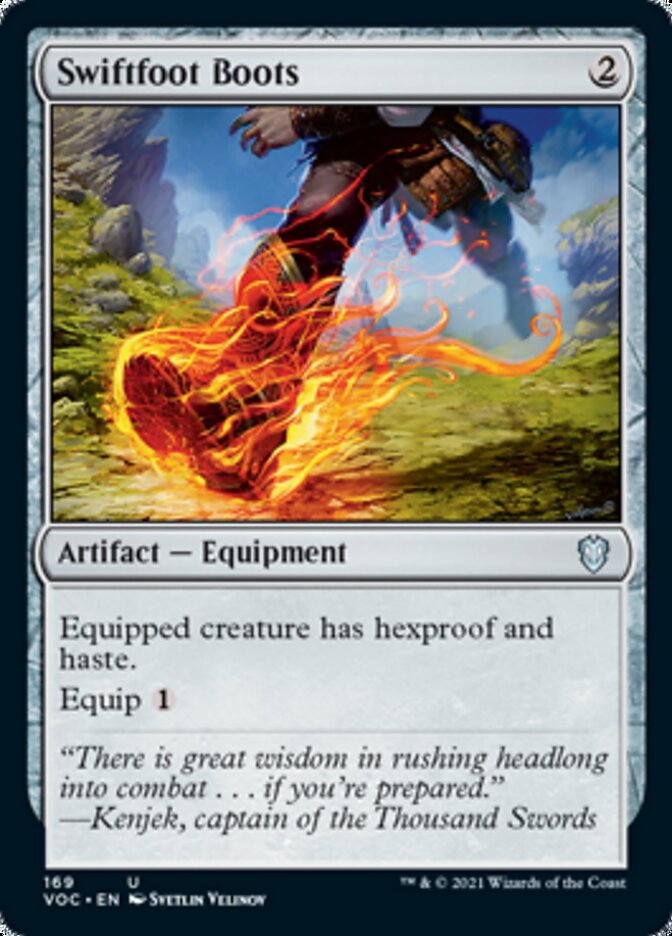 Swiftfoot Boots [Innistrad: Crimson Vow Commander] - Destination Retro