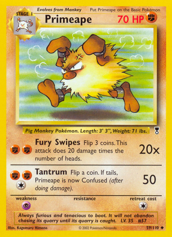 Primeape (59/110) [Legendary Collection] - Destination Retro