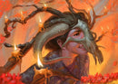 Hedgewitch's Mask Art Card [Innistrad: Midnight Hunt Art Series] - Destination Retro