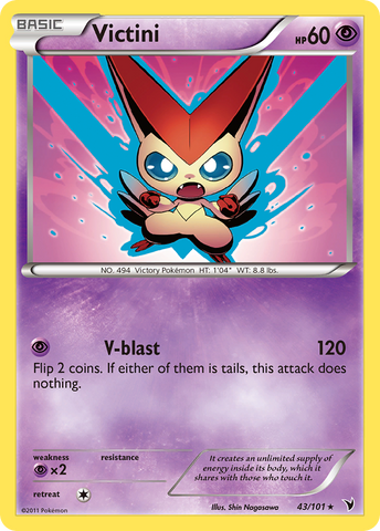 Victini (43/101) [Black & White: Noble Victories] - Destination Retro