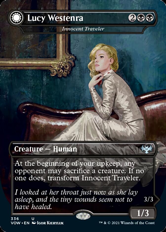 Innocent Traveler // Malicious Invader - Lucy Westenra // Lucy, Arisen Vampire [Innistrad: Crimson Vow] - Destination Retro