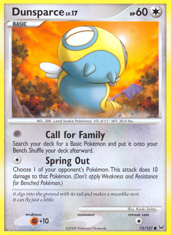 Dunsparce (73/127) [Platinum: Base Set] - Destination Retro