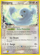 Dewgong (15/101) (Delta Species) [EX: Dragon Frontiers] - Destination Retro