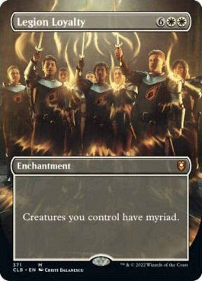 Legion Loyalty (Borderless Alternate Art) [Commander Legends: Battle for Baldur's Gate] - Destination Retro