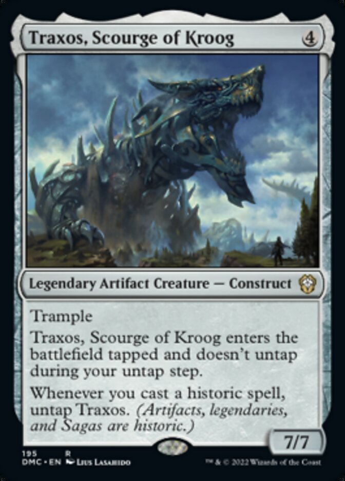 Traxos, Scourge of Kroog [Dominaria United Commander] - Destination Retro