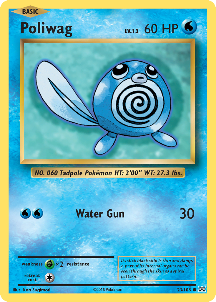Poliwag (23/108) [XY: Evolutions] - Destination Retro