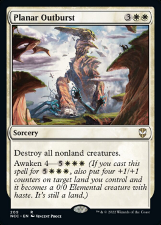 Planar Outburst [Streets of New Capenna Commander] - Destination Retro