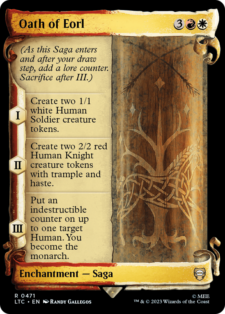 Oath of Eorl [The Lord of the Rings: Tales of Middle-Earth Commander Showcase Scrolls] - Destination Retro