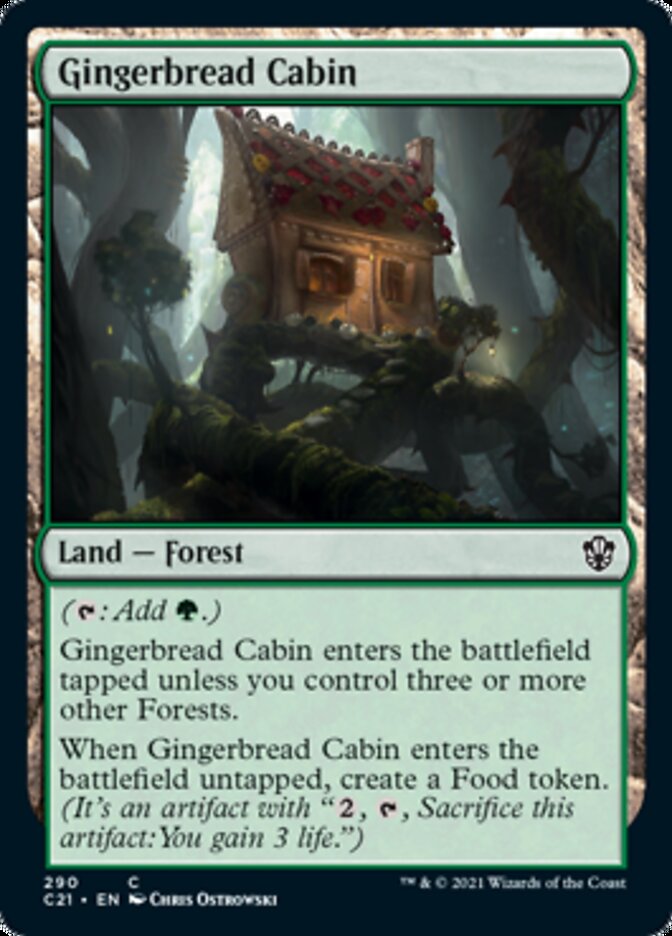Gingerbread Cabin [Commander 2021] - Destination Retro