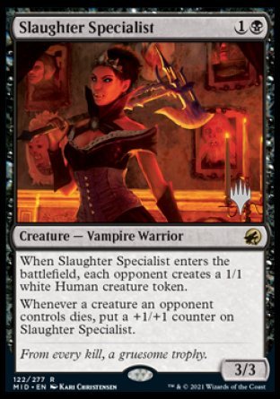 Slaughter Specialist (Promo Pack) [Innistrad: Midnight Hunt Promos] - Destination Retro