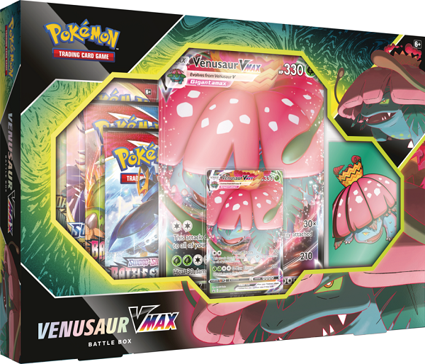 Pokémon TCG: Venusaur VMAX Battle Box - Destination Retro