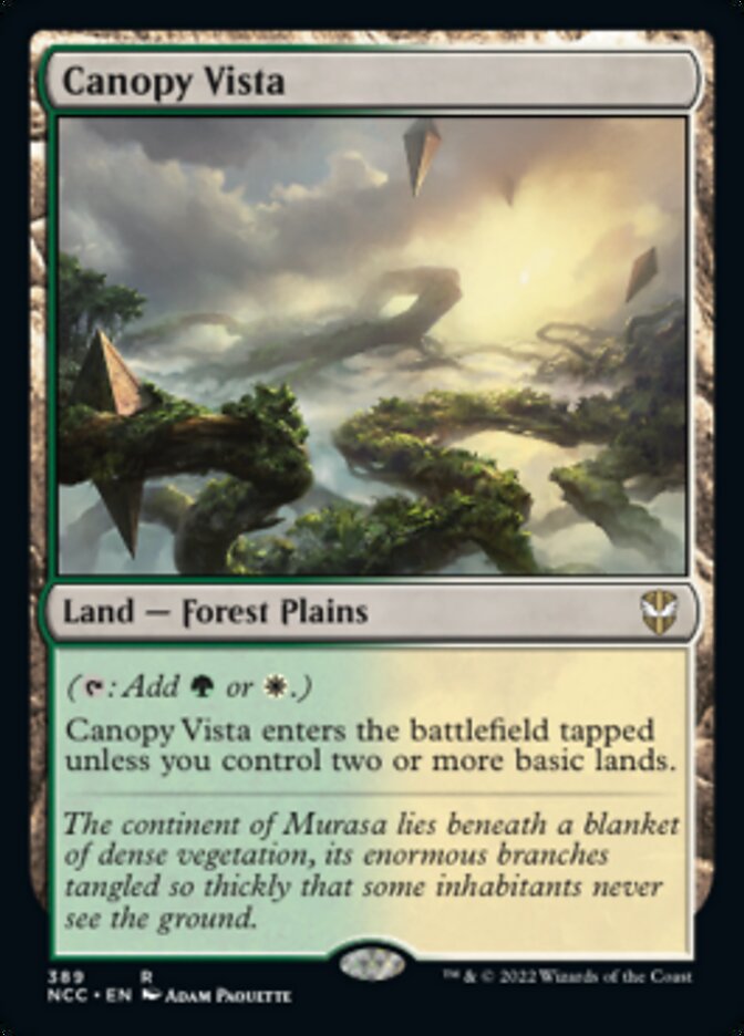 Canopy Vista [Streets of New Capenna Commander] - Destination Retro