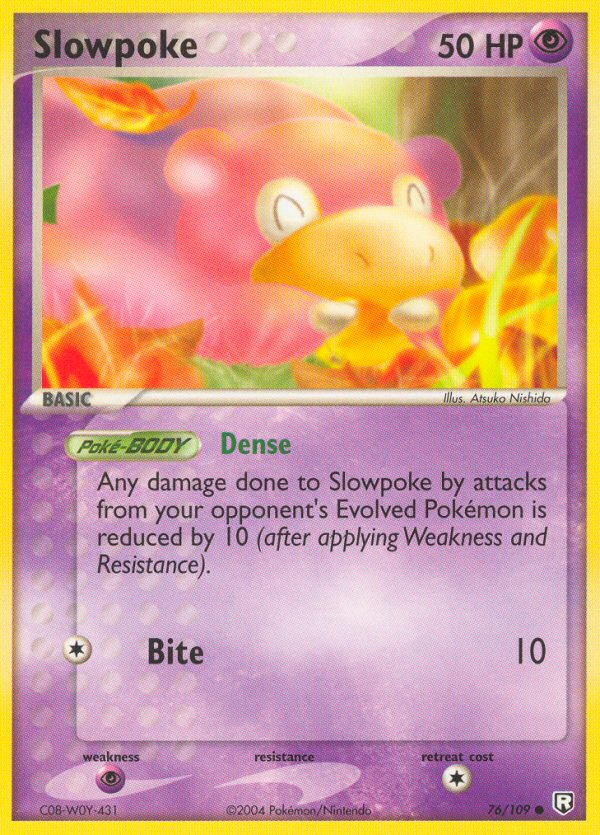 Slowpoke (76/109) [EX: Team Rocket Returns] - Destination Retro