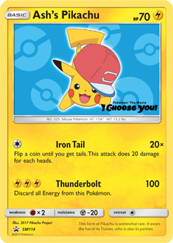 Ash's Pikachu (SM114) [Sun & Moon: Black Star Promos] - Destination Retro