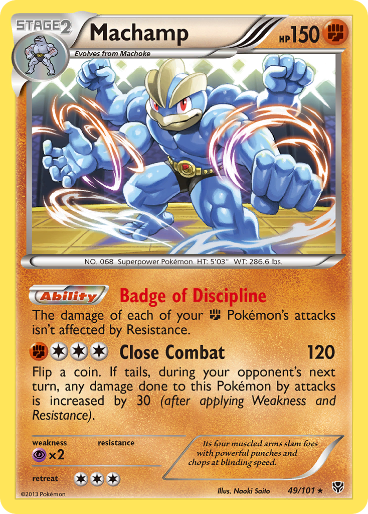 Machamp (49/101) [Black & White: Plasma Blast] - Destination Retro