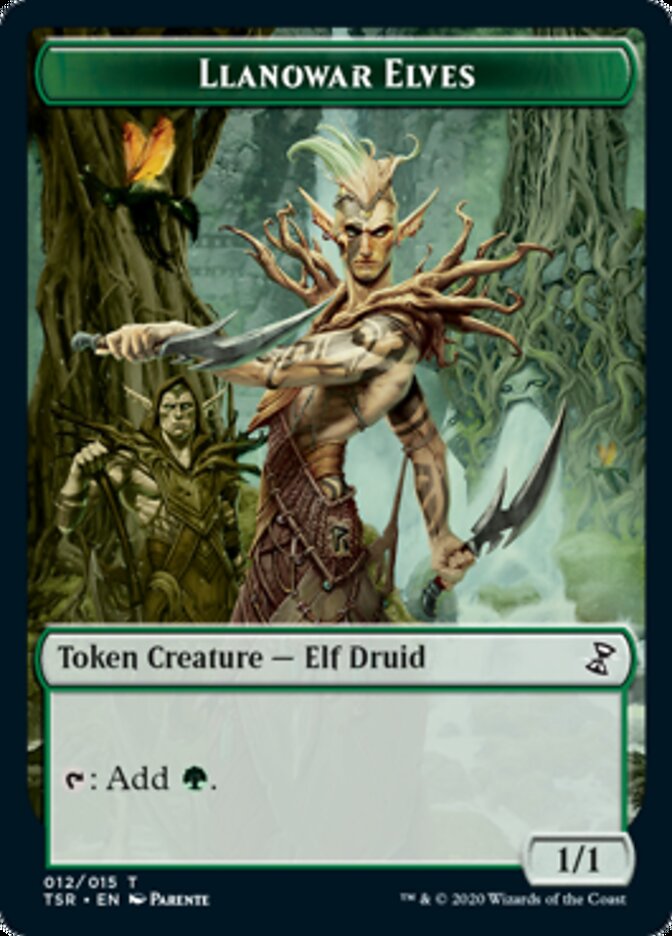 Llanowar Elves [Time Spiral Remastered Tokens] - Destination Retro