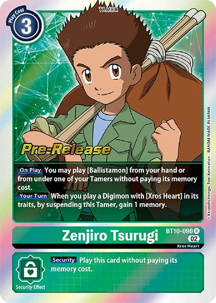 Zenjiro Tsurugi [BT10-090] [Xros Encounter Pre-Release Cards] - Destination Retro