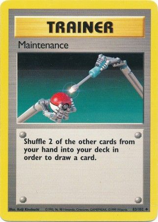 Maintenance (83/102) [Base Set Unlimited] - Destination Retro
