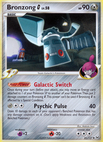 Bronzong G (41/127) [Platinum: Base Set] - Destination Retro