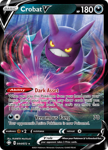 Crobat V (44/72) [Sword & Shield: Shining Fates] - Destination Retro