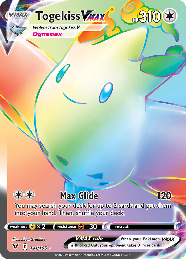 Togekiss VMAX (191) [Sword & Shield: Vivid Voltage] - Destination Retro